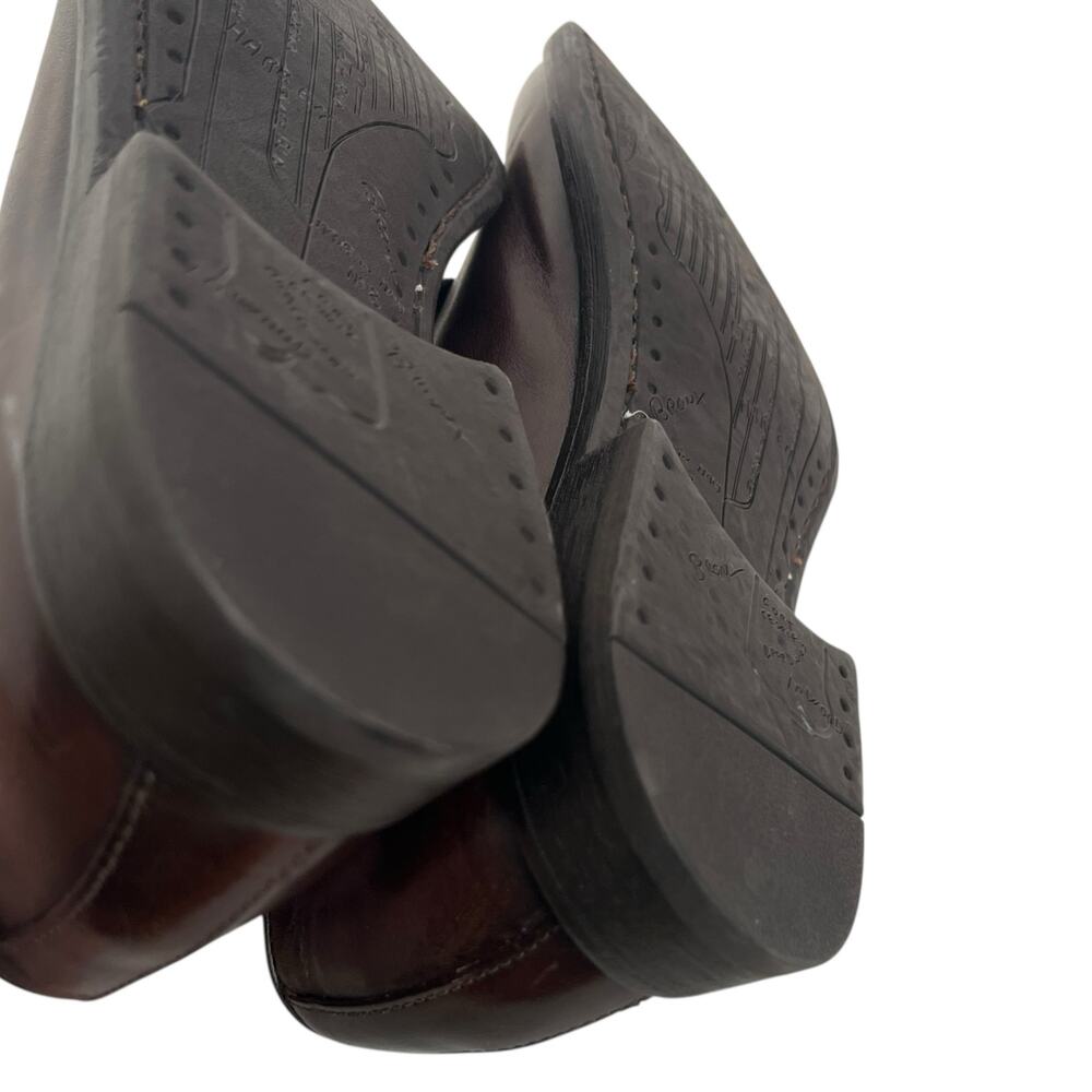 To Boot New York Brown Leather Oxford Shoes Men Size 8 - Picture 9 of 12